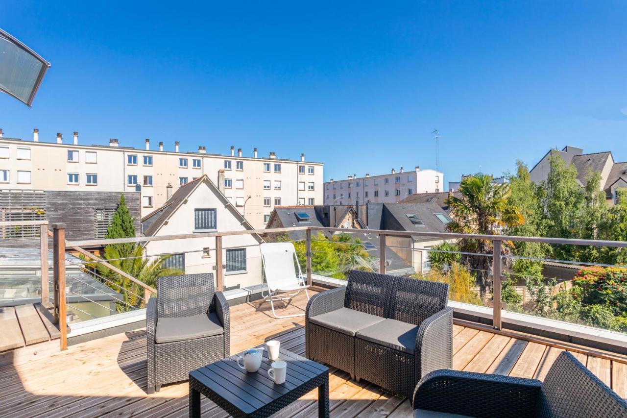 Teranga - Studio Avec Grande Terrasse Dans Rennes Exterior foto