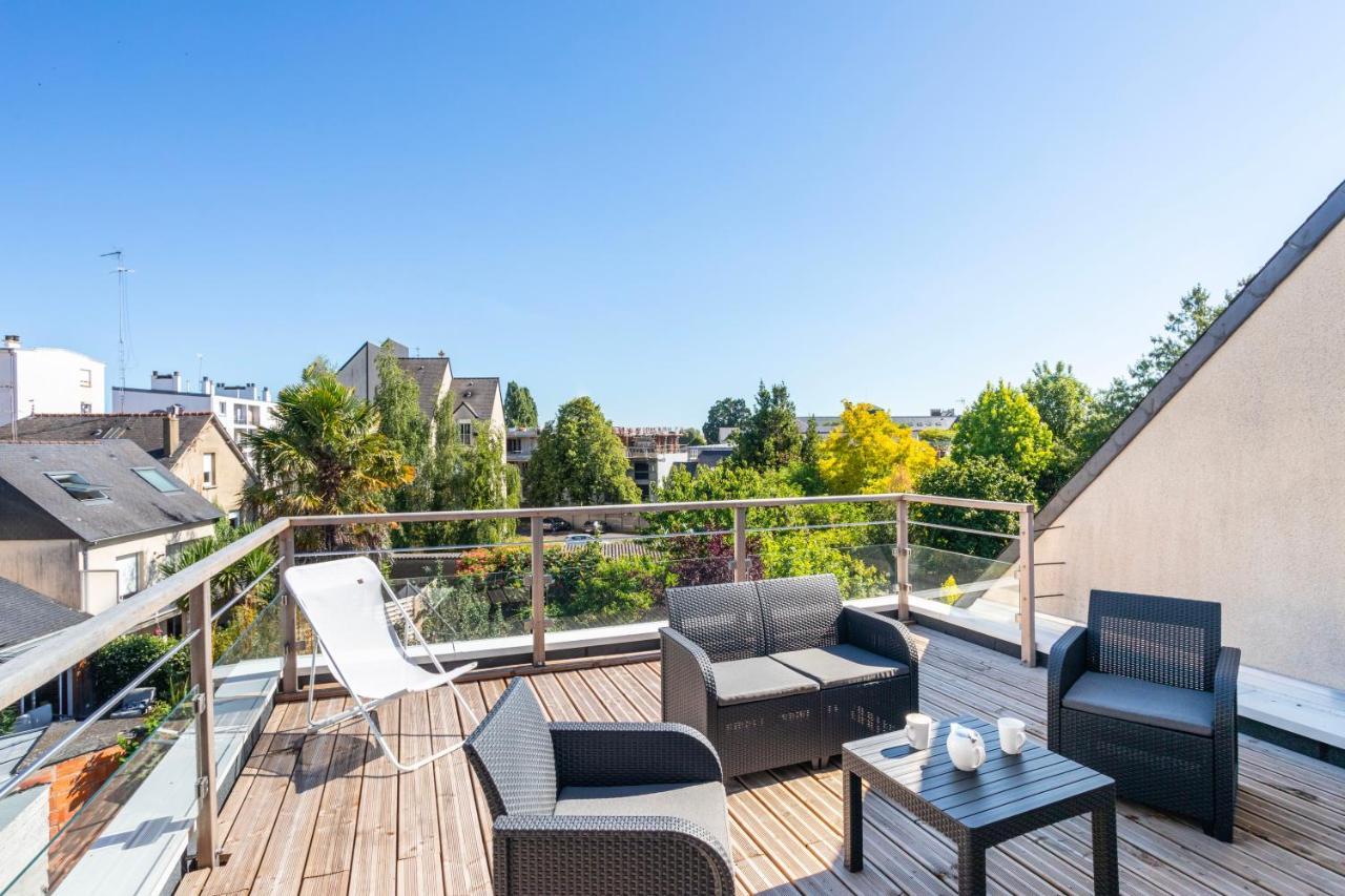 Teranga - Studio Avec Grande Terrasse Dans Rennes Exterior foto