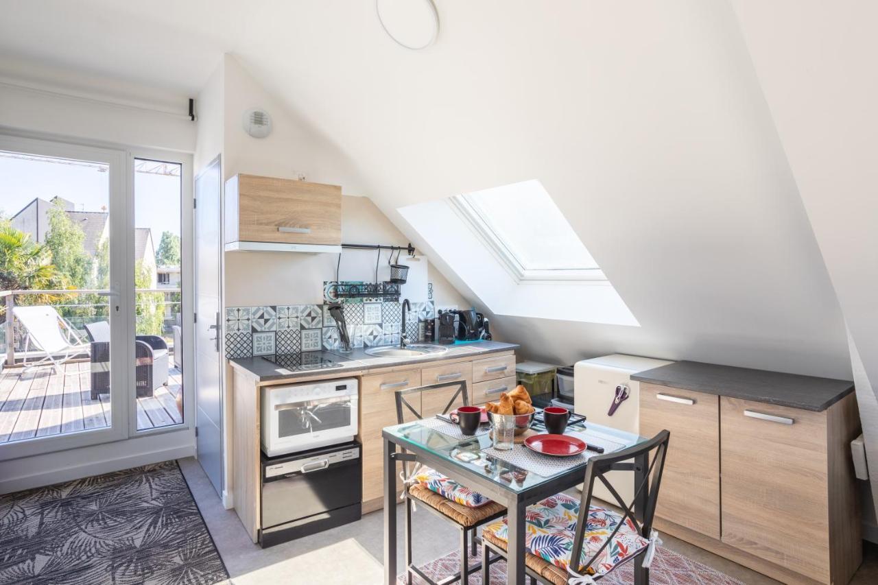 Teranga - Studio Avec Grande Terrasse Dans Rennes Exterior foto